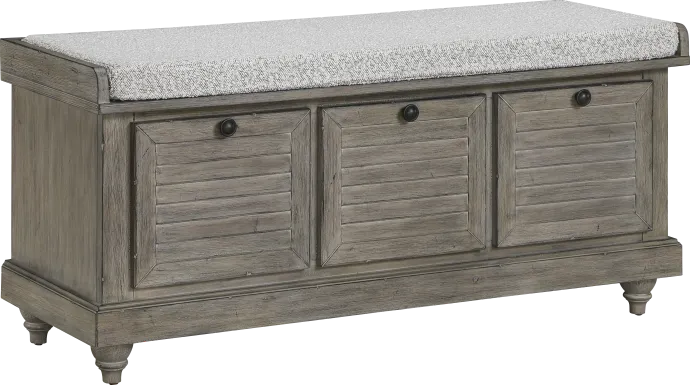 Asseth Brown Storage Bench