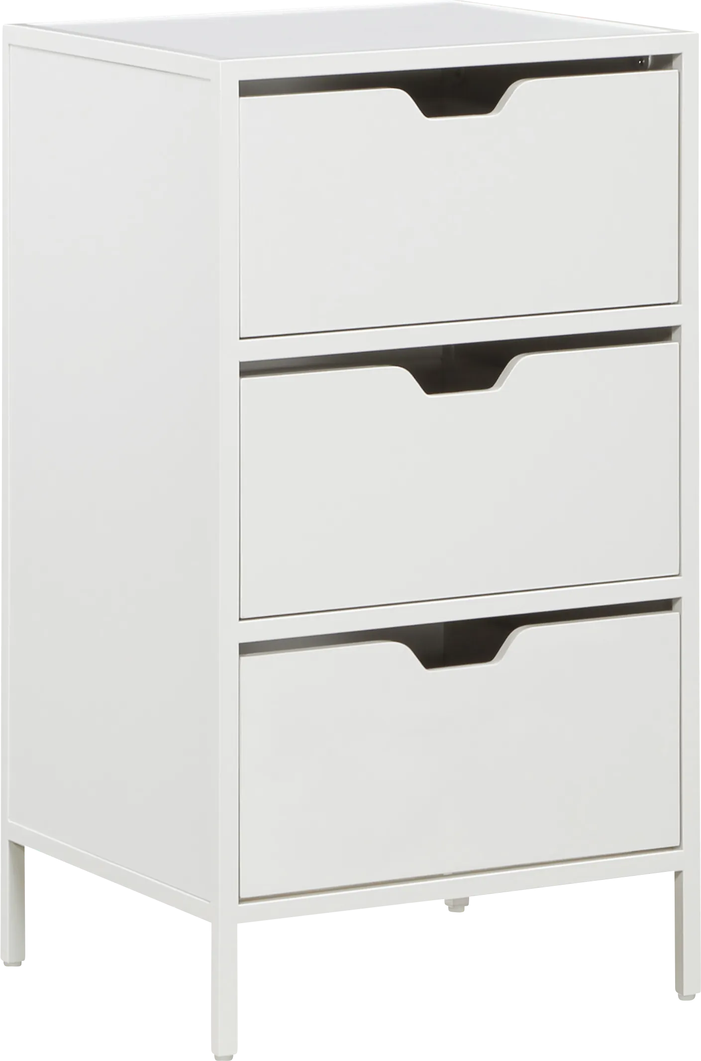 Uchea White File Cabniet - Image 1