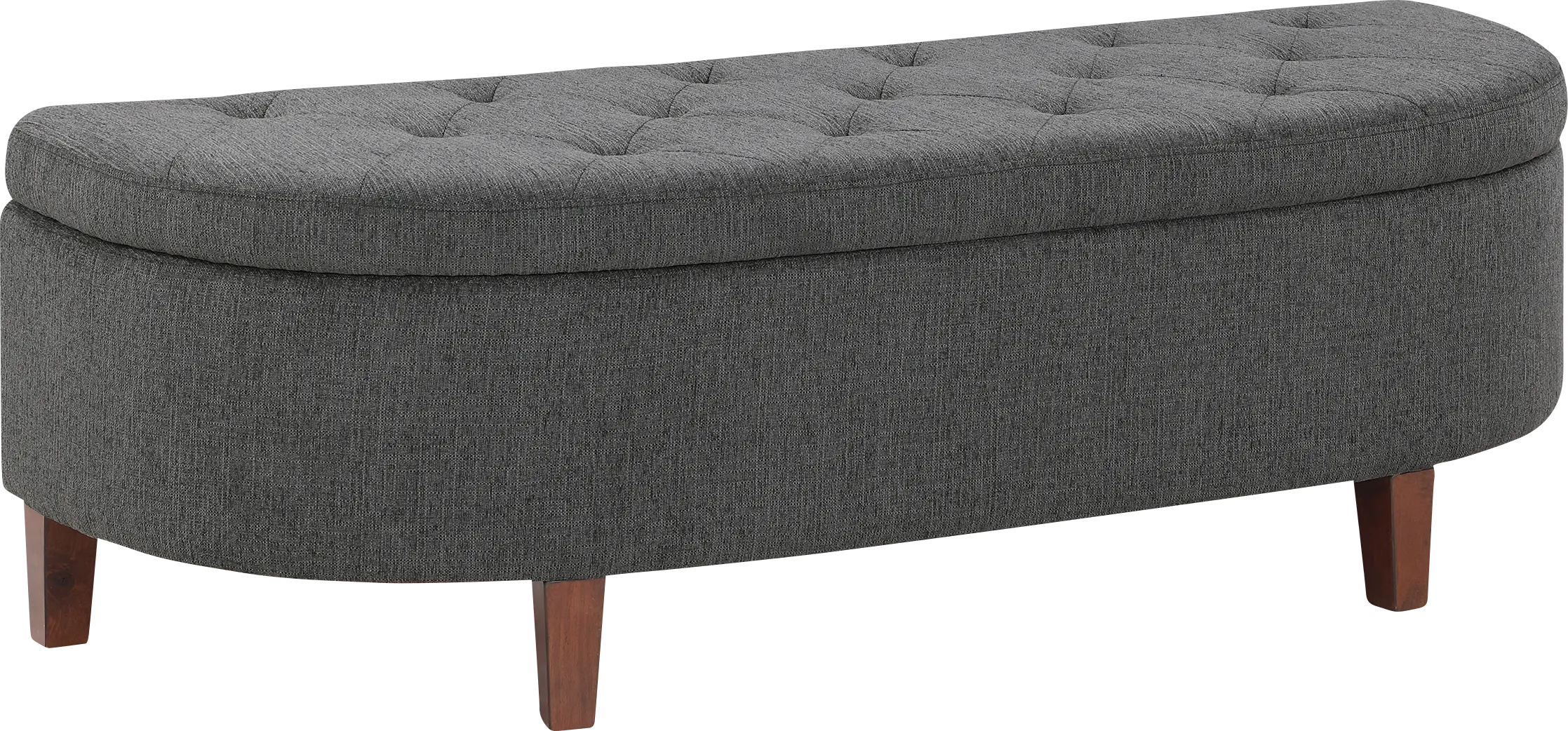 Armanix Charcoal Storage Bench - Thumbnail - Image 1