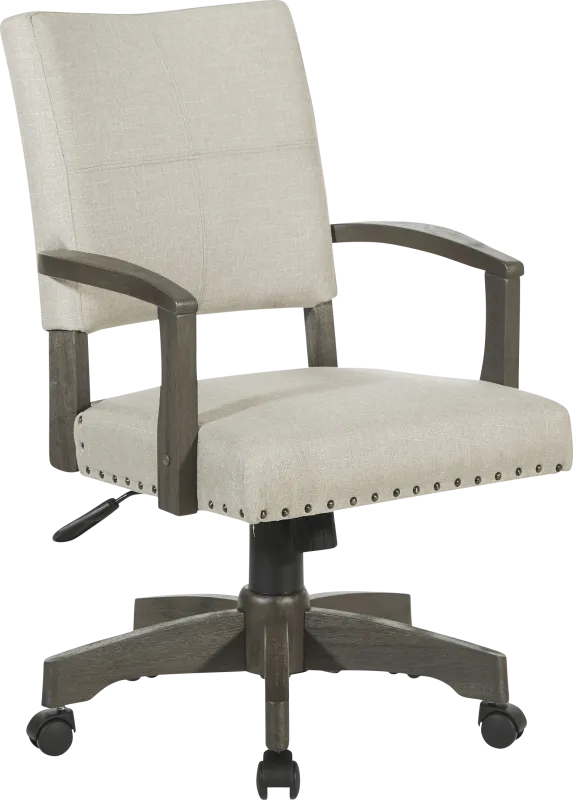 Kabasele Gray Desk Chair