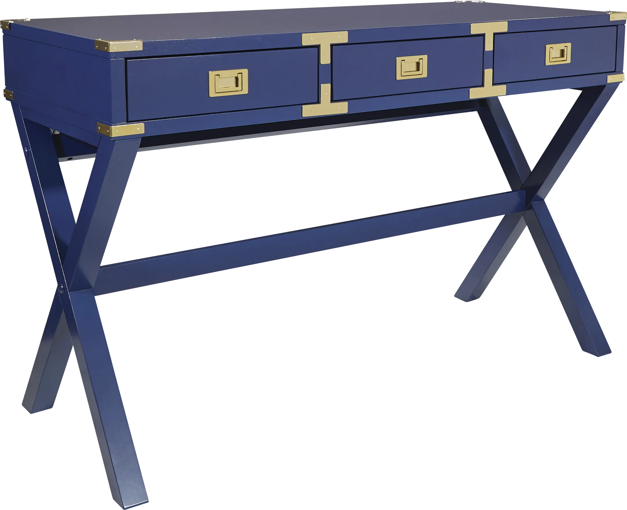 Benttom Blue Writing Desk - Thumbnail - Image 1