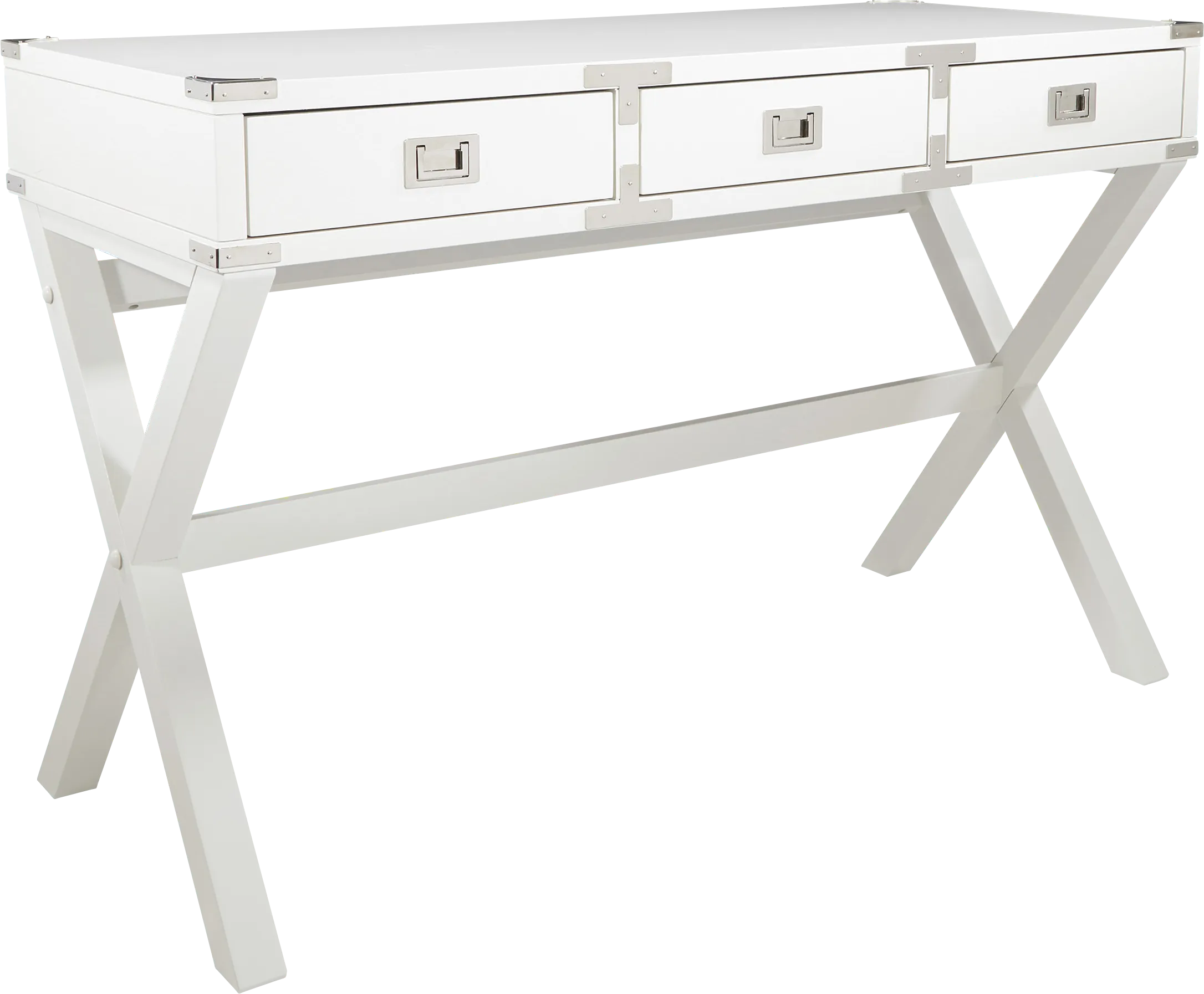 Benttom White Desk - Thumbnail - Image 1