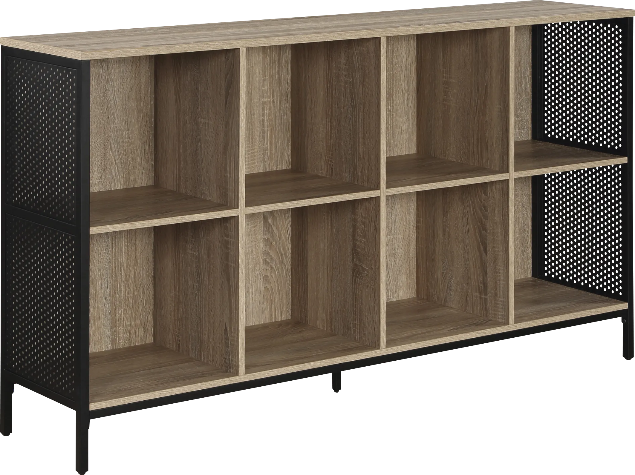 Ysaac Brown Storage Bookcase - Thumbnail - Image 1
