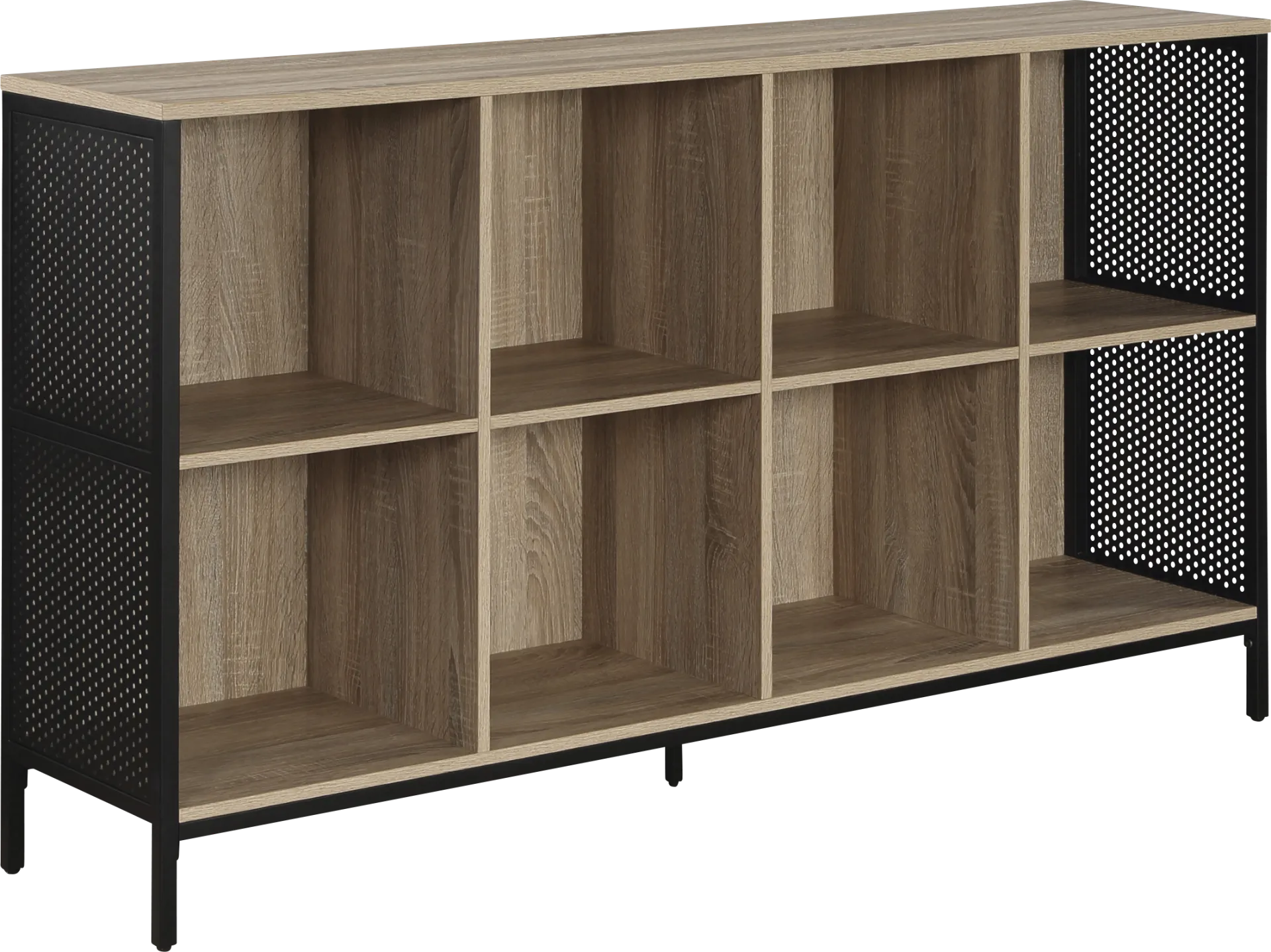 Ysaac Brown Storage Bookcase - Image 1