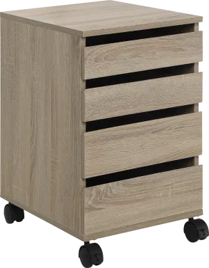 Okeli Brown File Cabinet