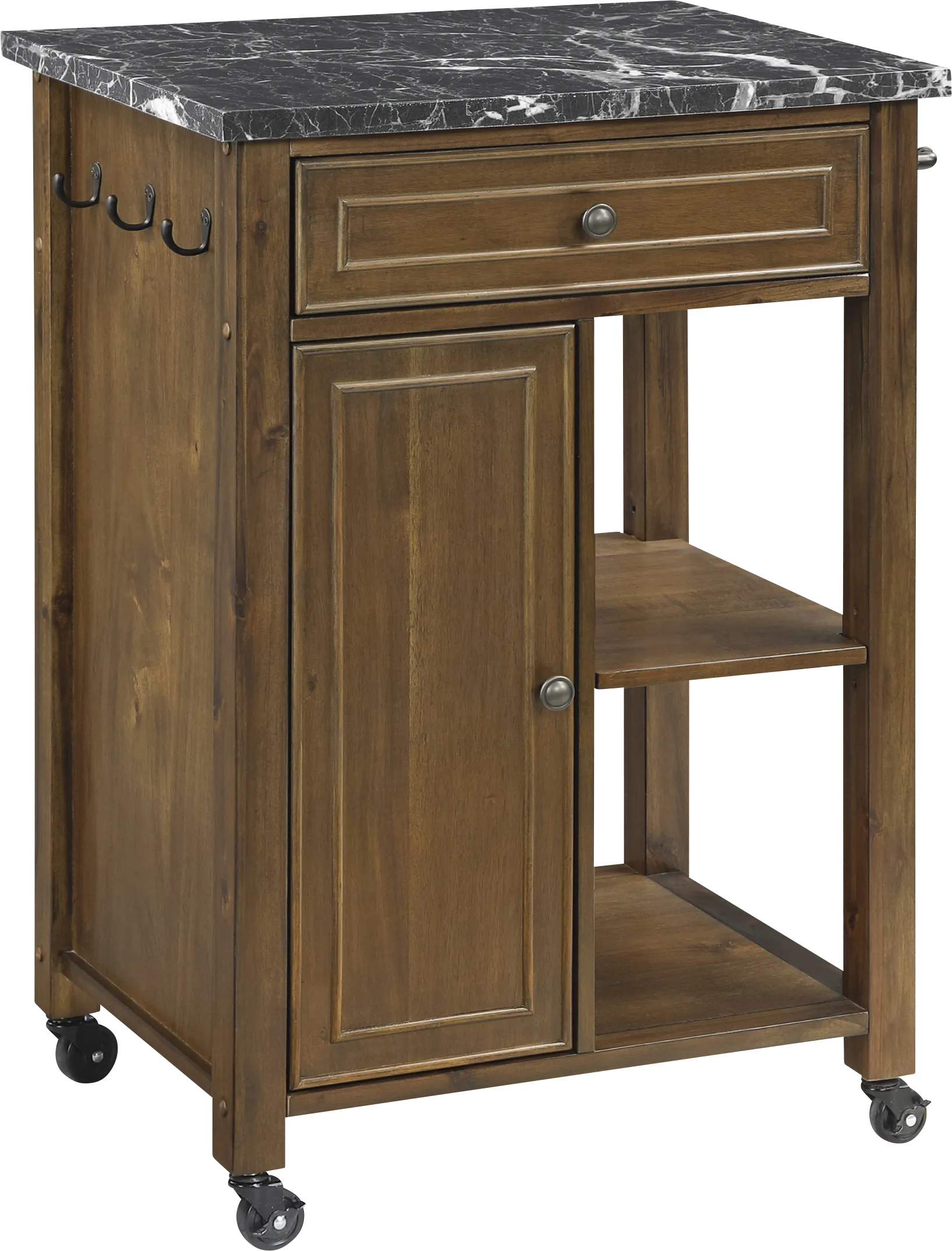 Wilm Oak Kitchen Cart - Thumbnail - Image 1