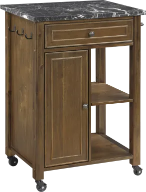 Wilm Oak Kitchen Cart