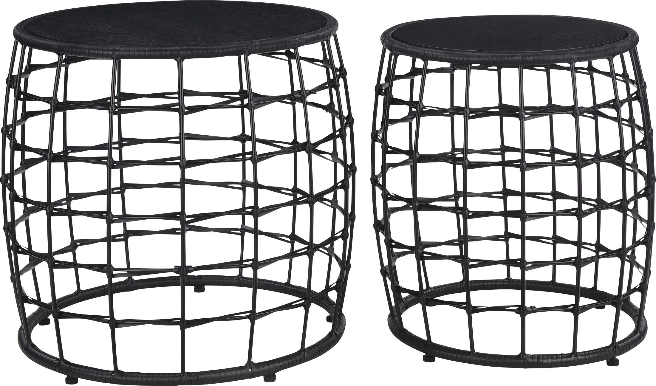 Kimlly Black Nesting Table - Thumbnail - Image 1