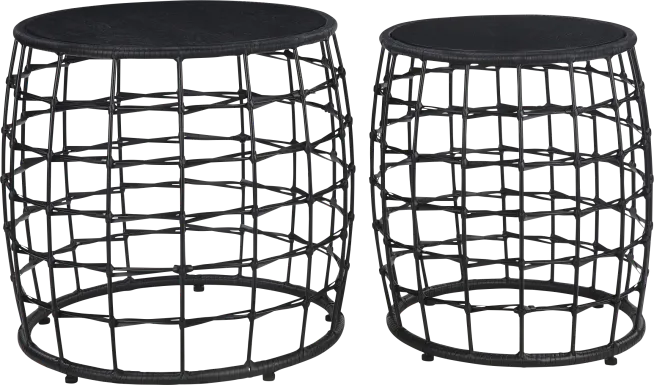 Kimlly Black Nesting Table