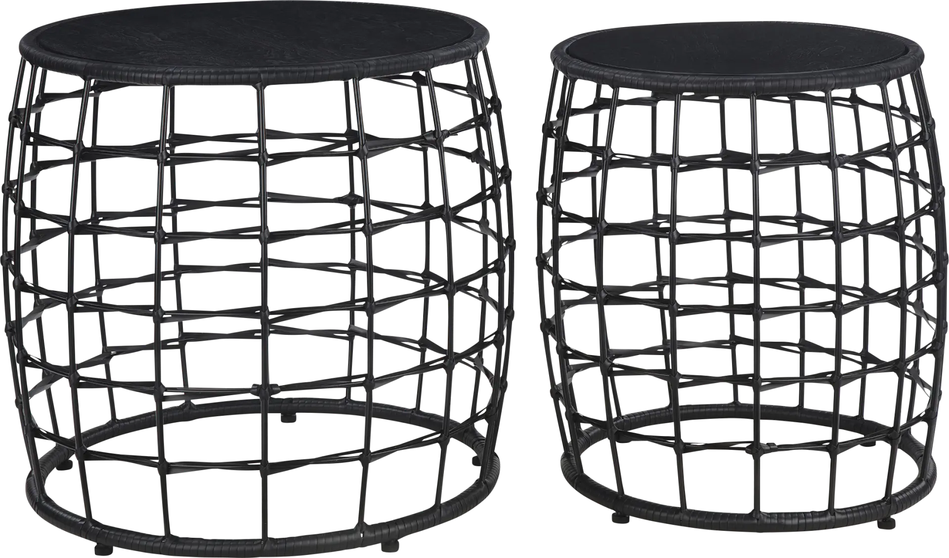 Kimlly Black Nesting Table