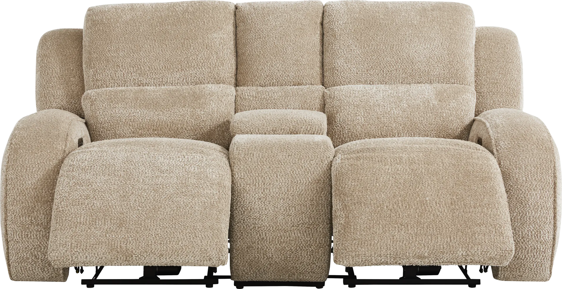 Crestwood Tan 5 Pc Dual Power Reclining Living Room - Image 8