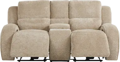 dual power console loveseat