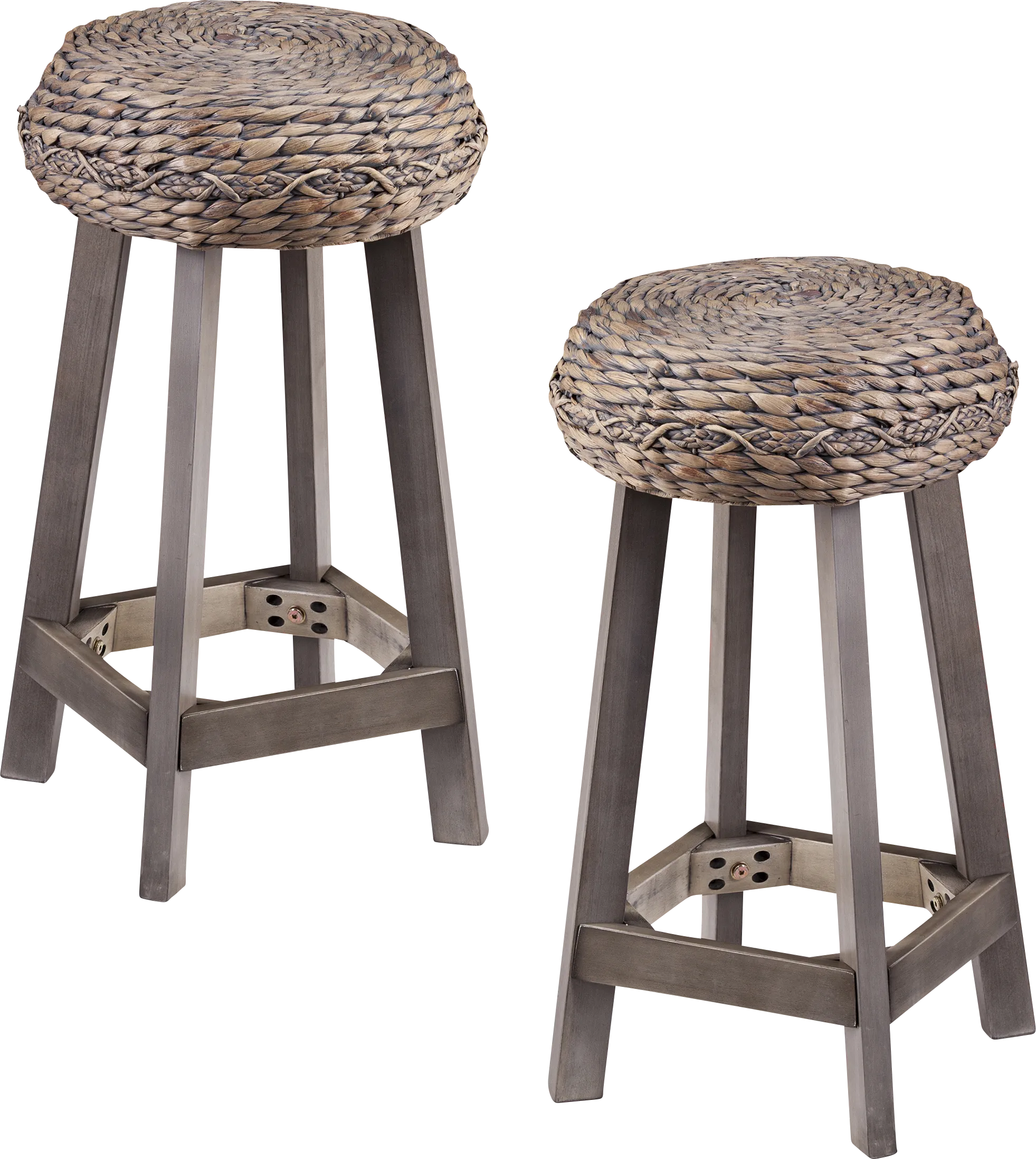 Hebberg Brown Counter Height Stool, Set of 2 - Thumbnail - Image 1