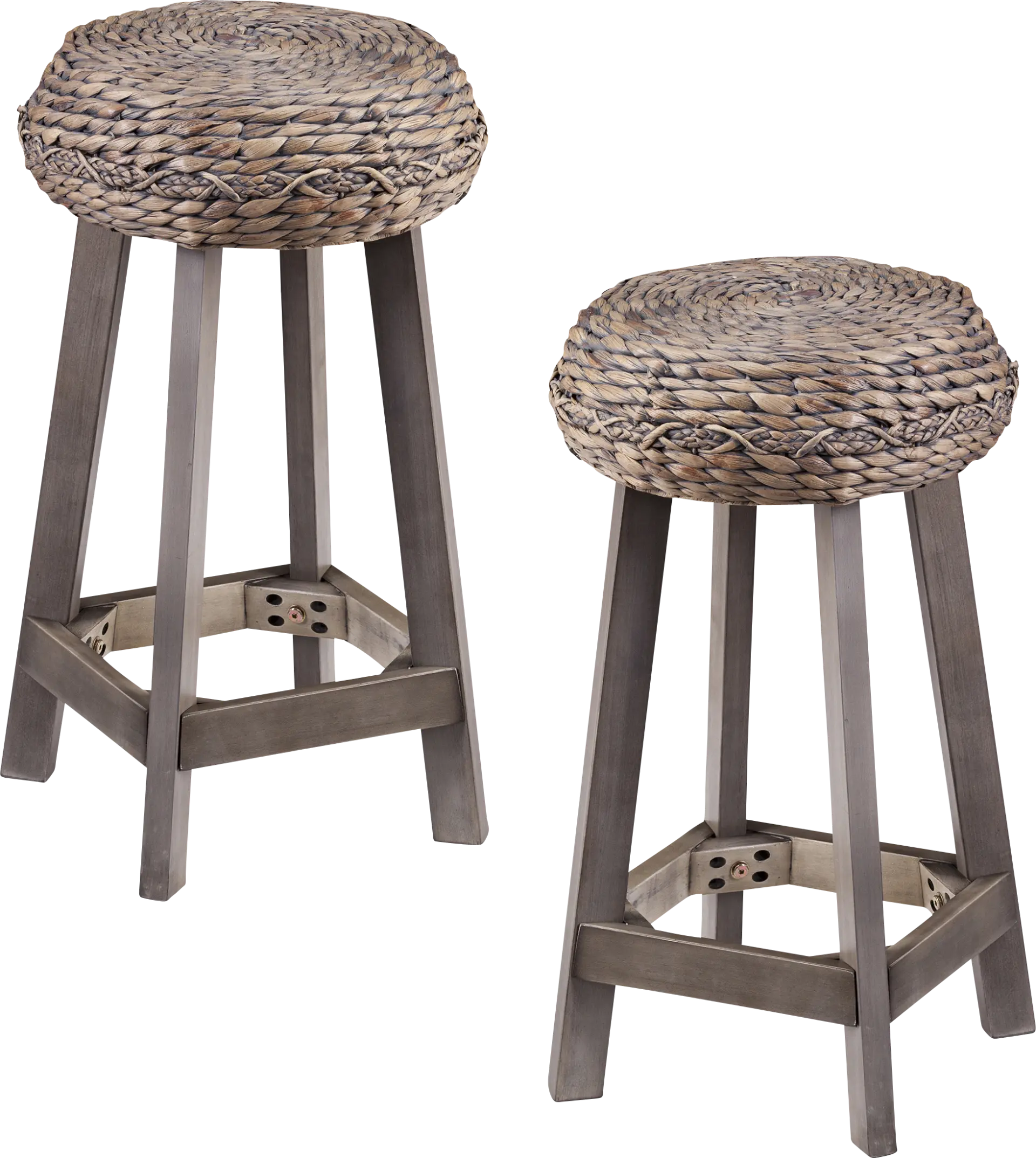 Hebberg Brown Counter Height Stool, Set of 2