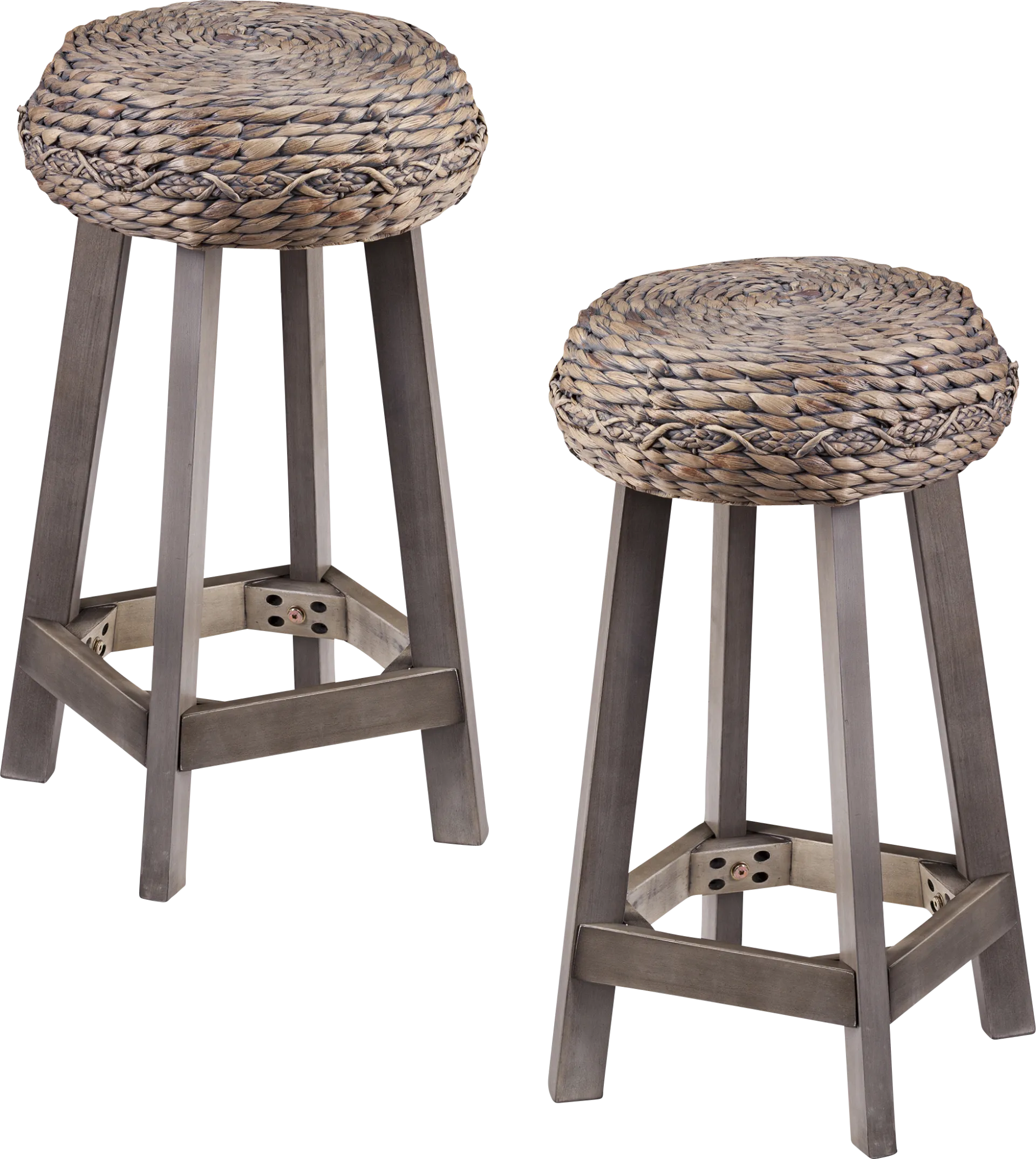 Hebberg Brown Counter Height Stool, Set of 2 - Image 1