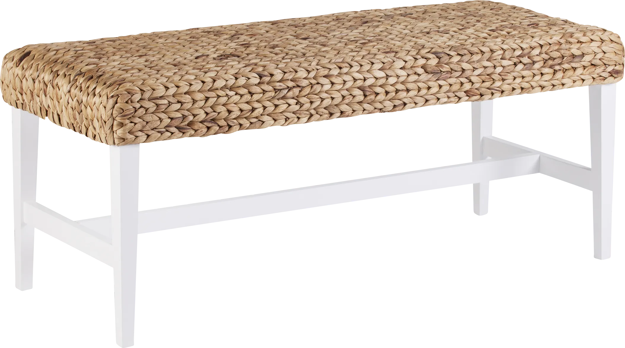 Bursard White Accent Bench - Thumbnail - Image 1