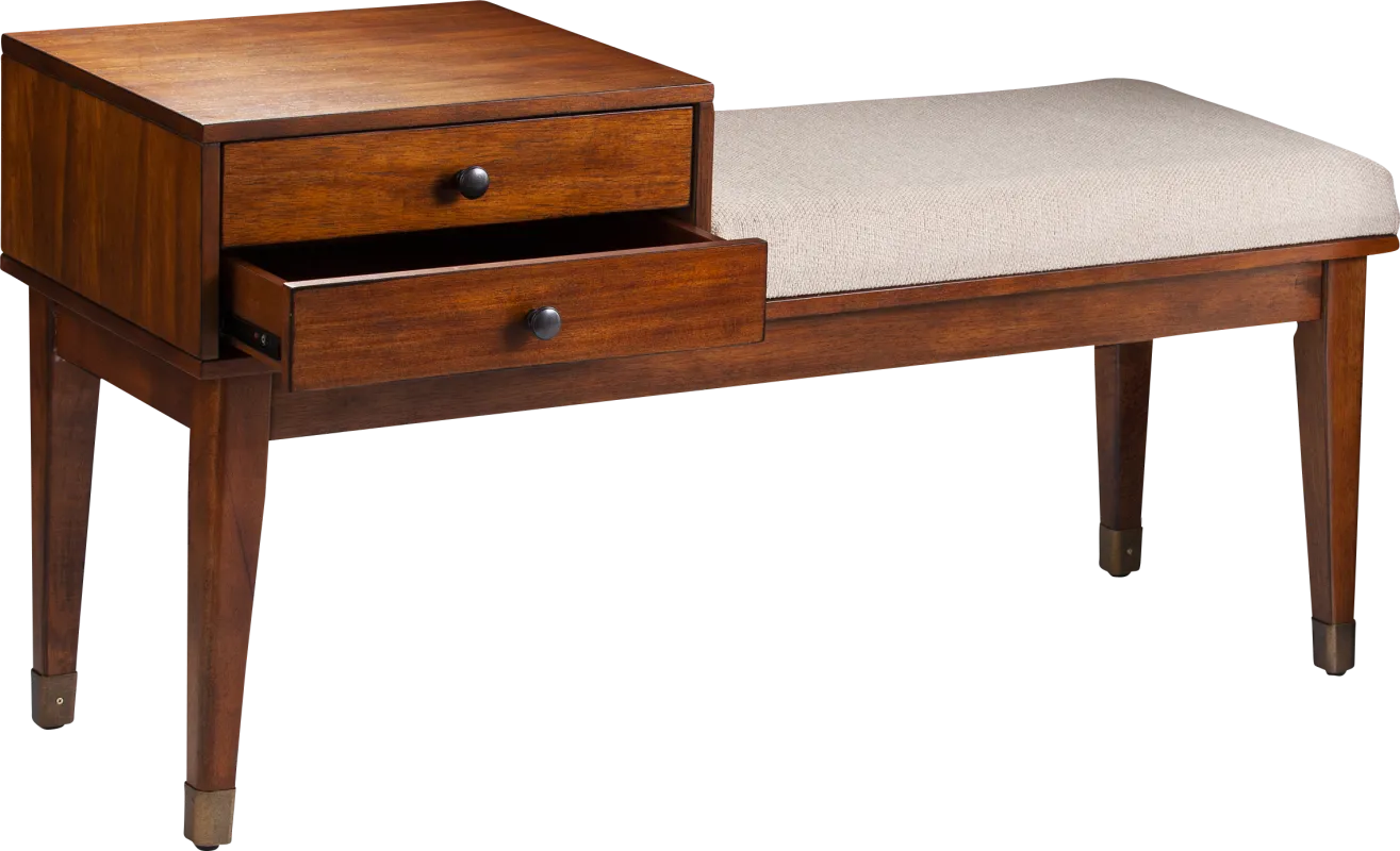 Cazamo Brown Storage Bench