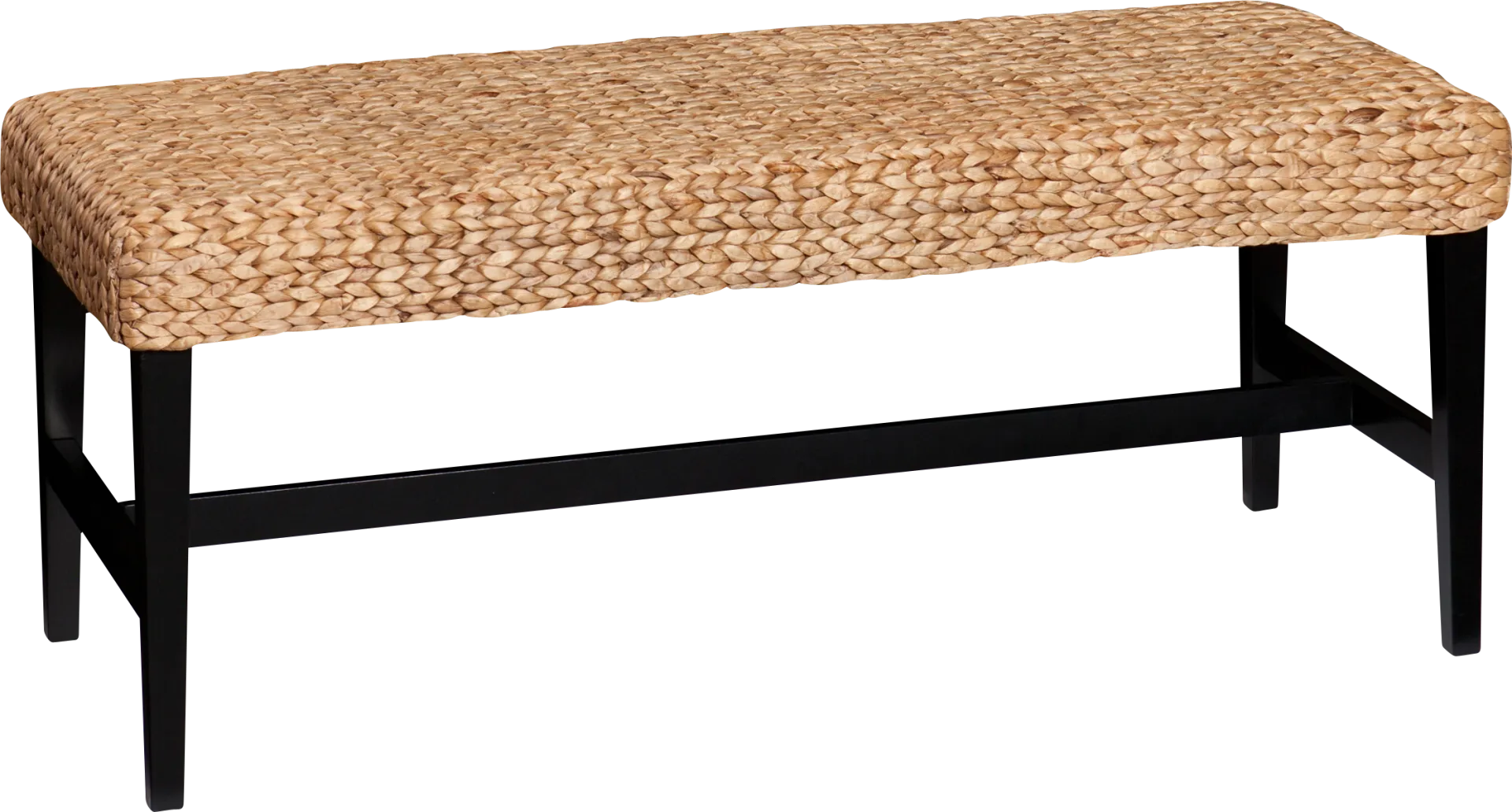 Bursard Black Accent Bench - Image 1