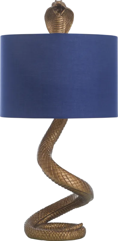 Kids Cobra Glow Blue Table Lamp