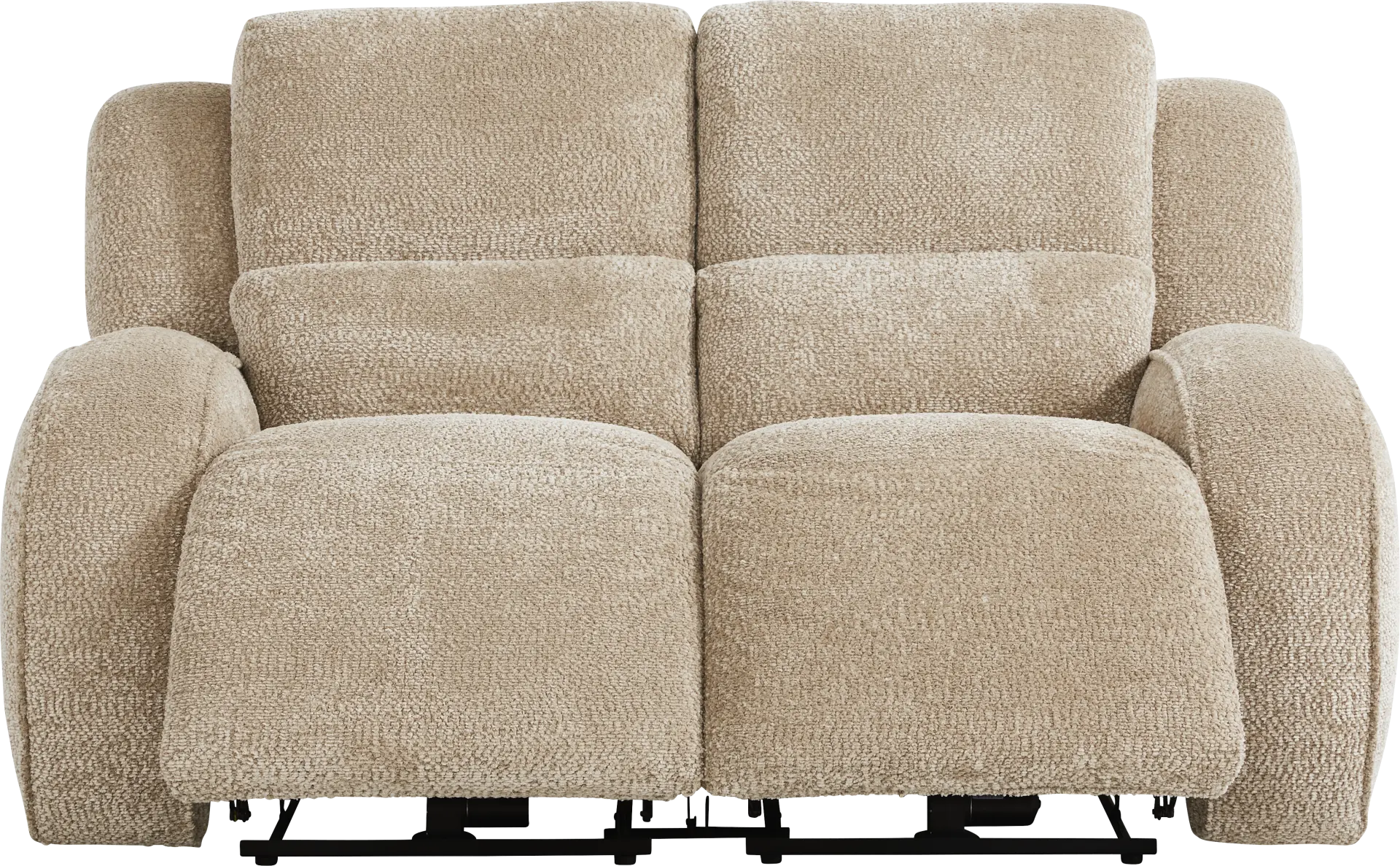 Crestwood Tan Reclining Loveseat