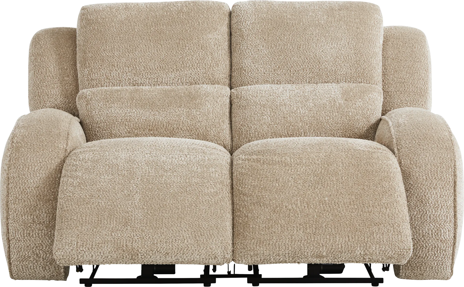 Crestwood Tan 2 Pc Reclining Living Room with Dual Power Reclining Sofa - Image 8