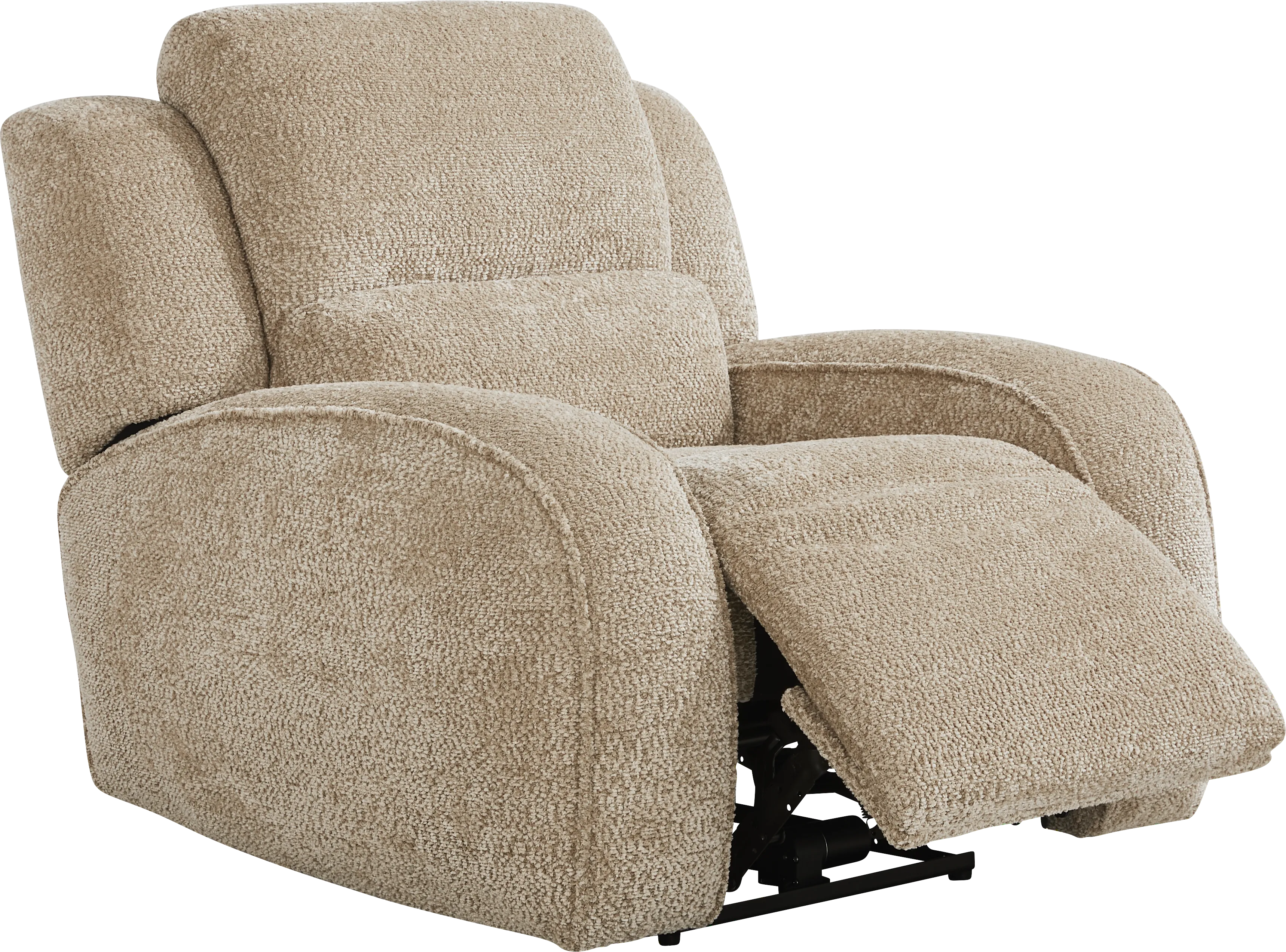 Crestwood Tan Dual Power Recliner - Thumbnail - Image 1