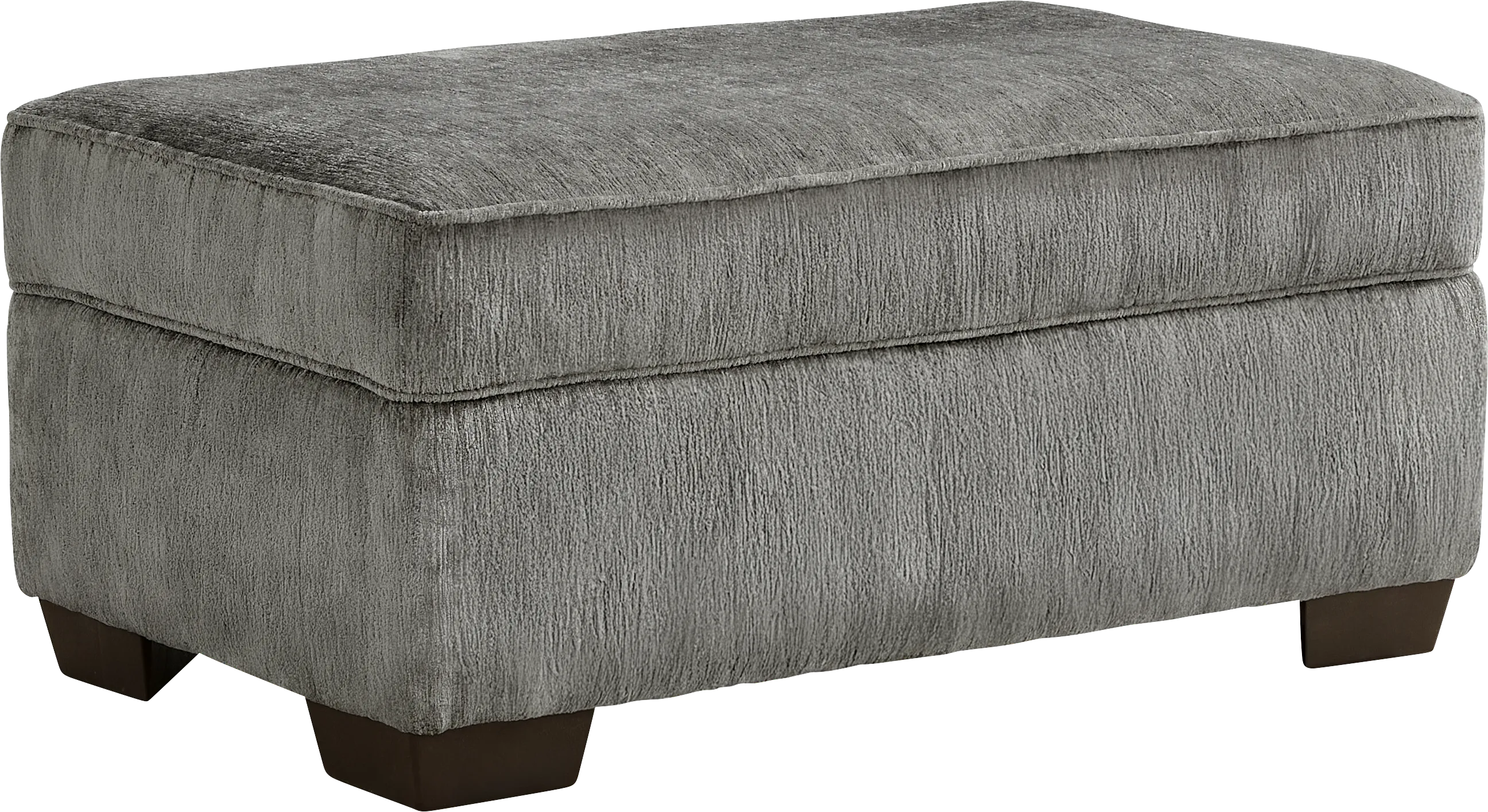 Wilcox Gray Storage Ottoman - Thumbnail - Image 1