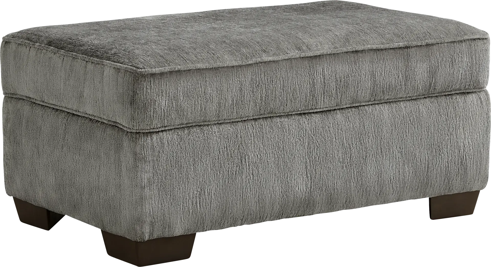 Wilcox Gray Storage Ottoman