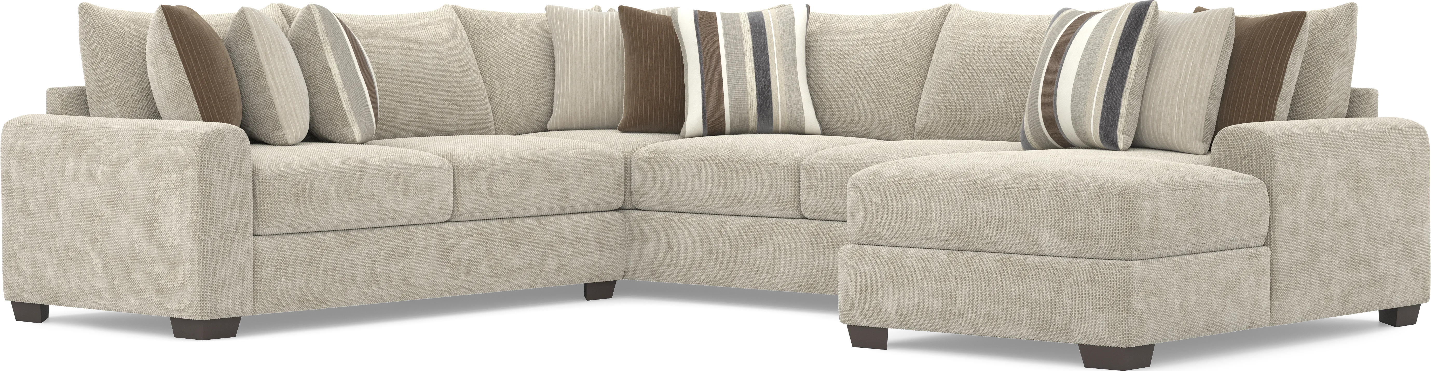 Martin Brown 3 Pc Sectional - Thumbnail - Image 1