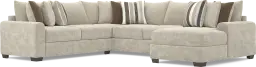 3 pc right arm chaise sectional