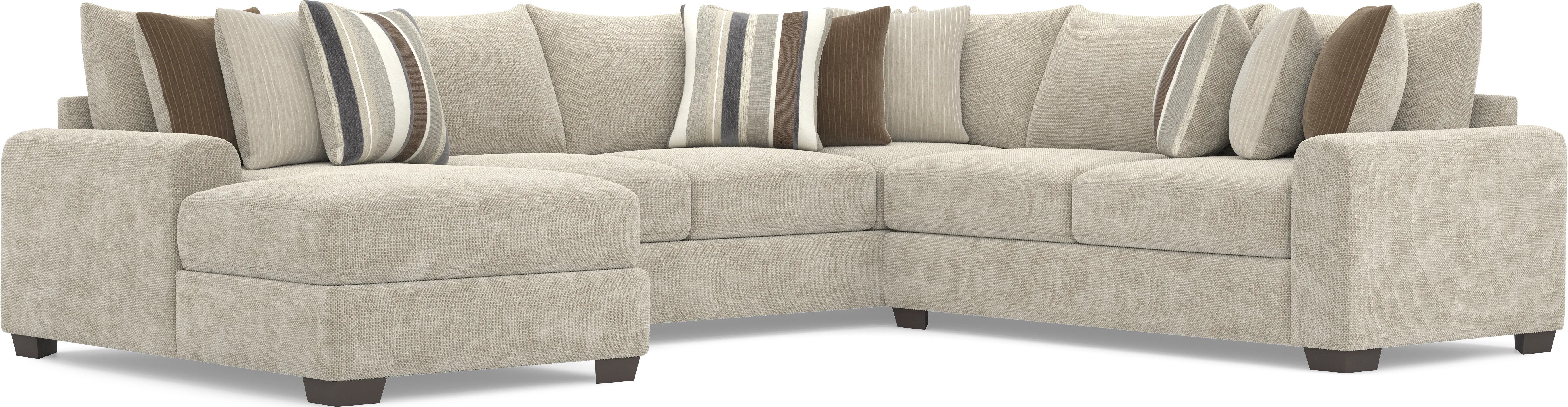 Martin Brown 3 Pc Sectional - Thumbnail - Image 1