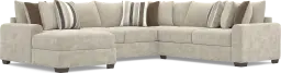 3 pc left arm chaise sectional