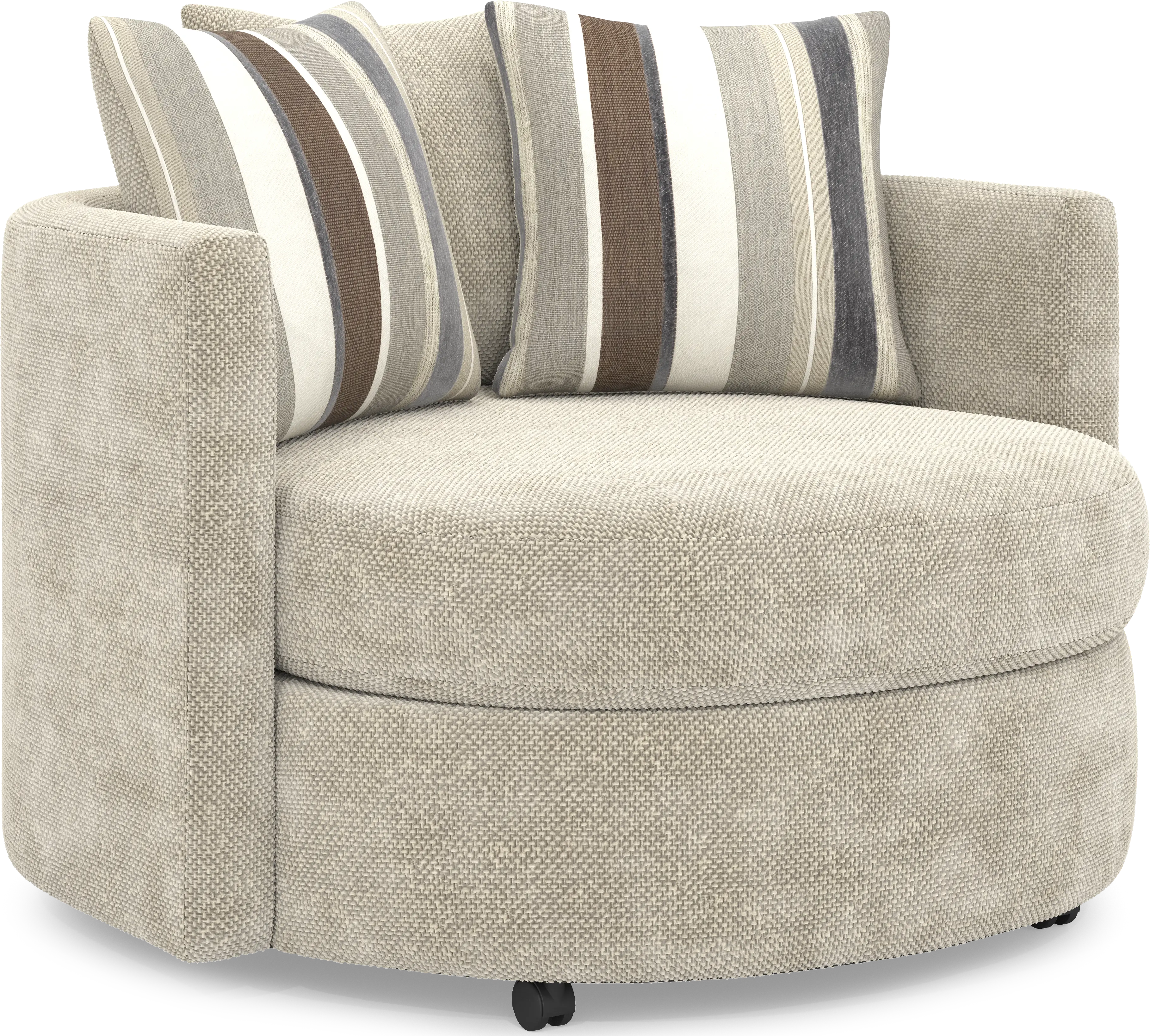 Martin Brown Swivel Chair - Thumbnail - Image 1