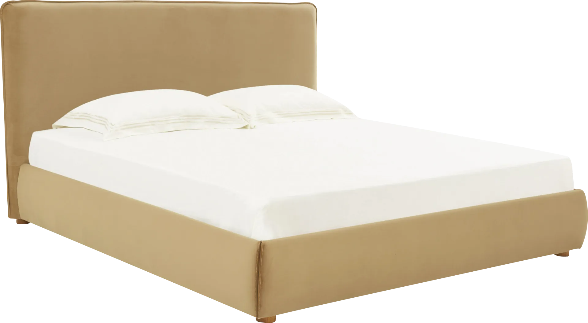 Tyer Tan King Bed - Image 1