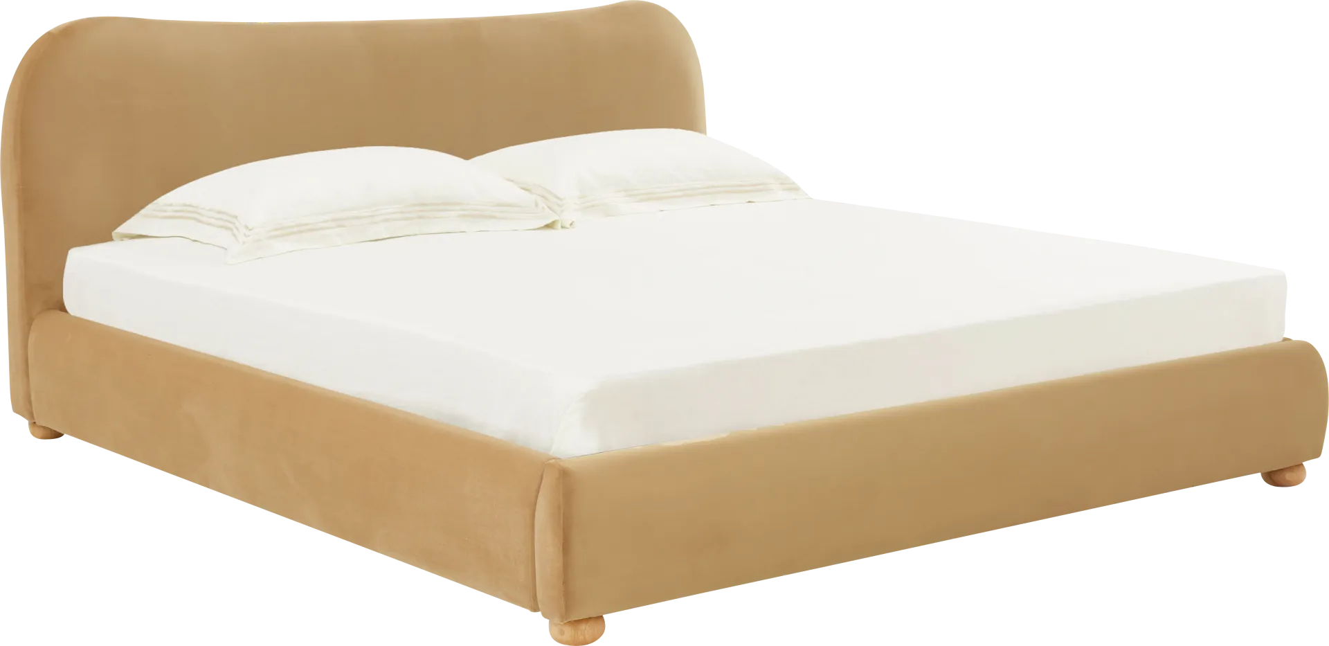Drukma Light Brown King Bed - Image 1