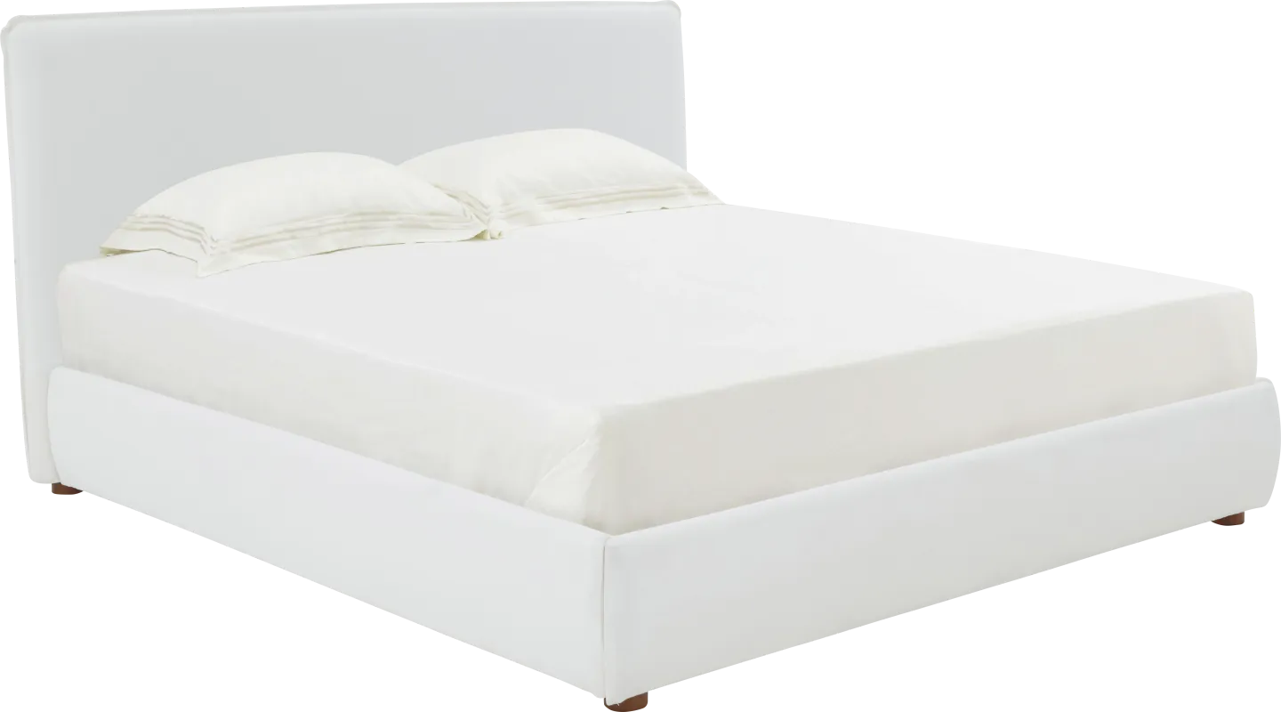 Craan White King Bed