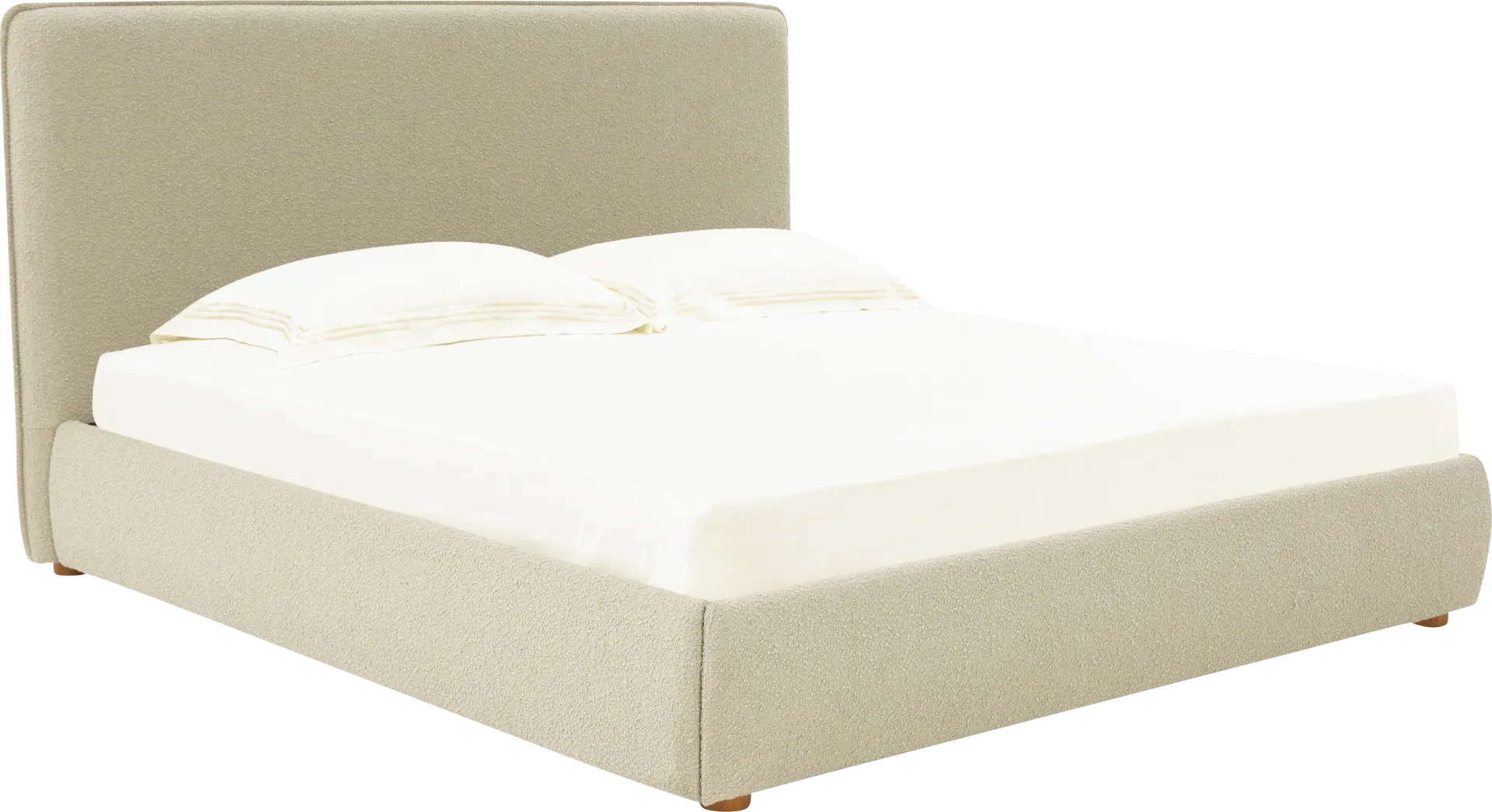 Tulli Oatmeal King Bed - Image 1