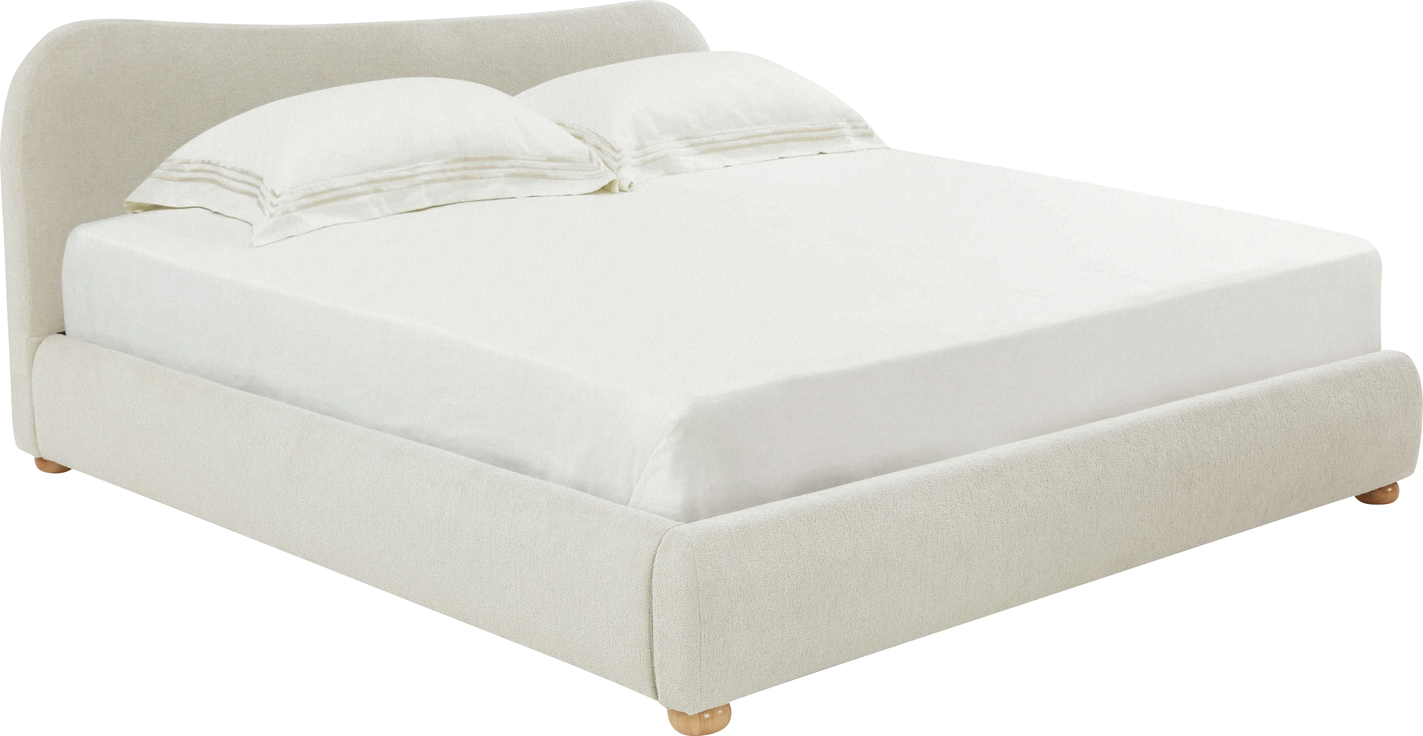 Nikket Taupe King Bed - Thumbnail - Image 1
