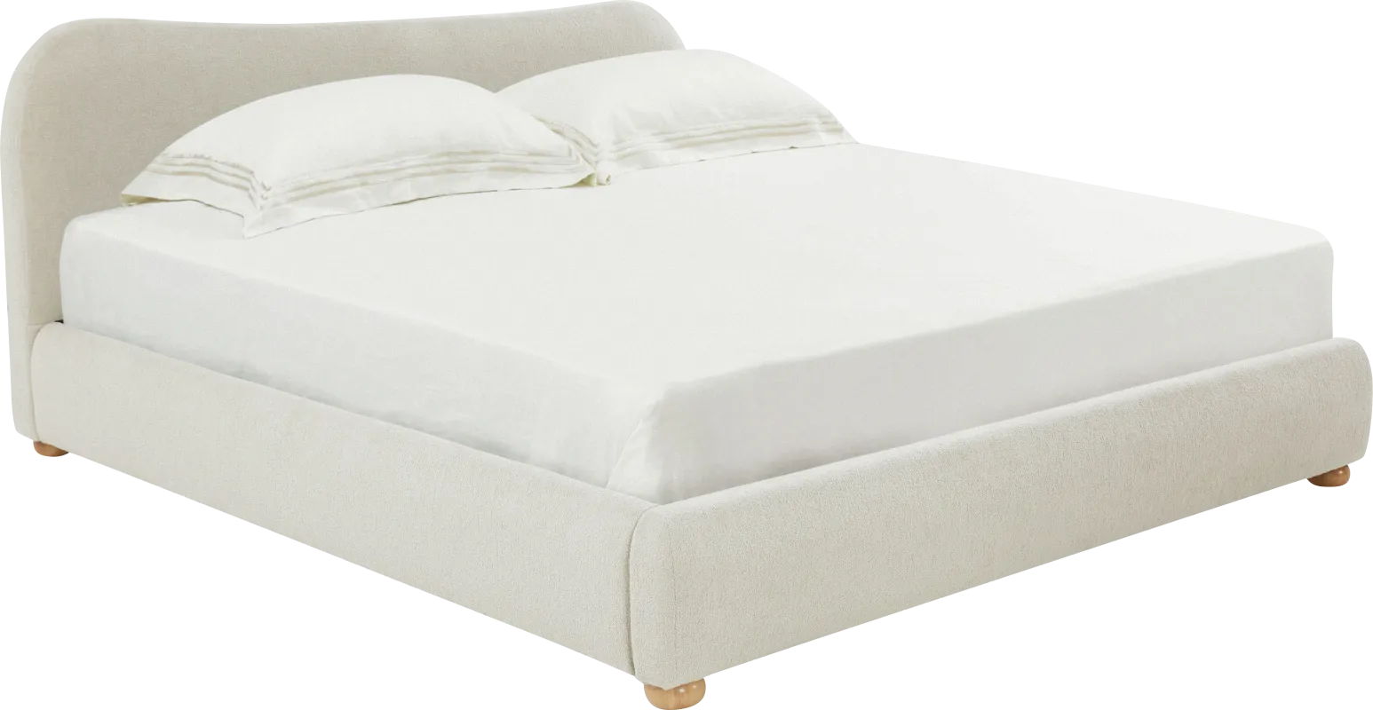 Nikket Taupe King Bed