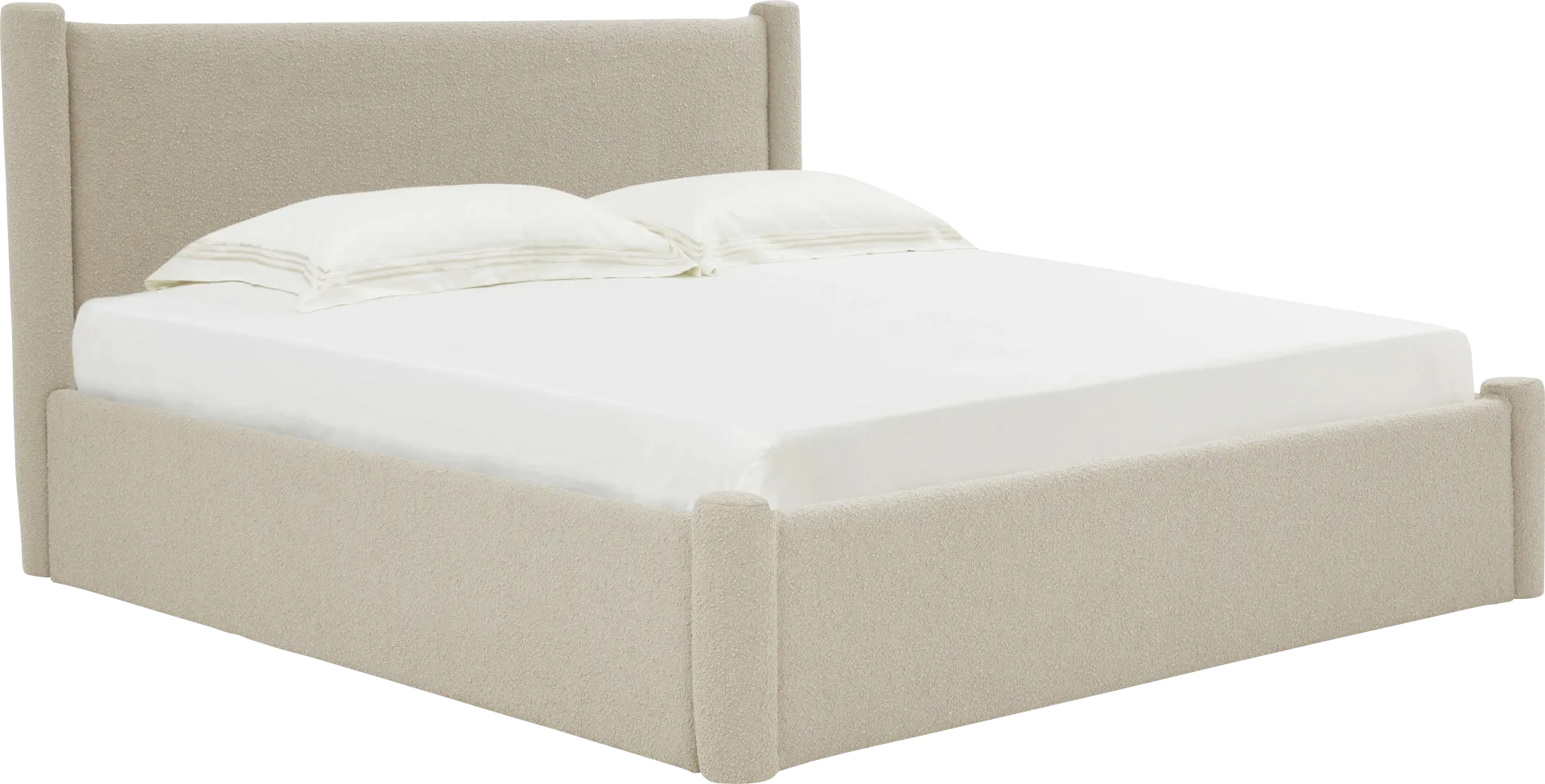 Narset Oatmeal King Bed - Image 1