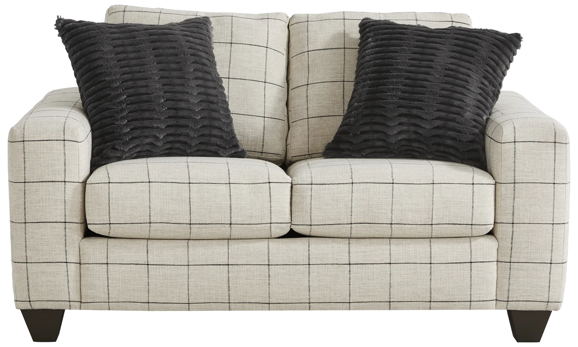 beige loveseat