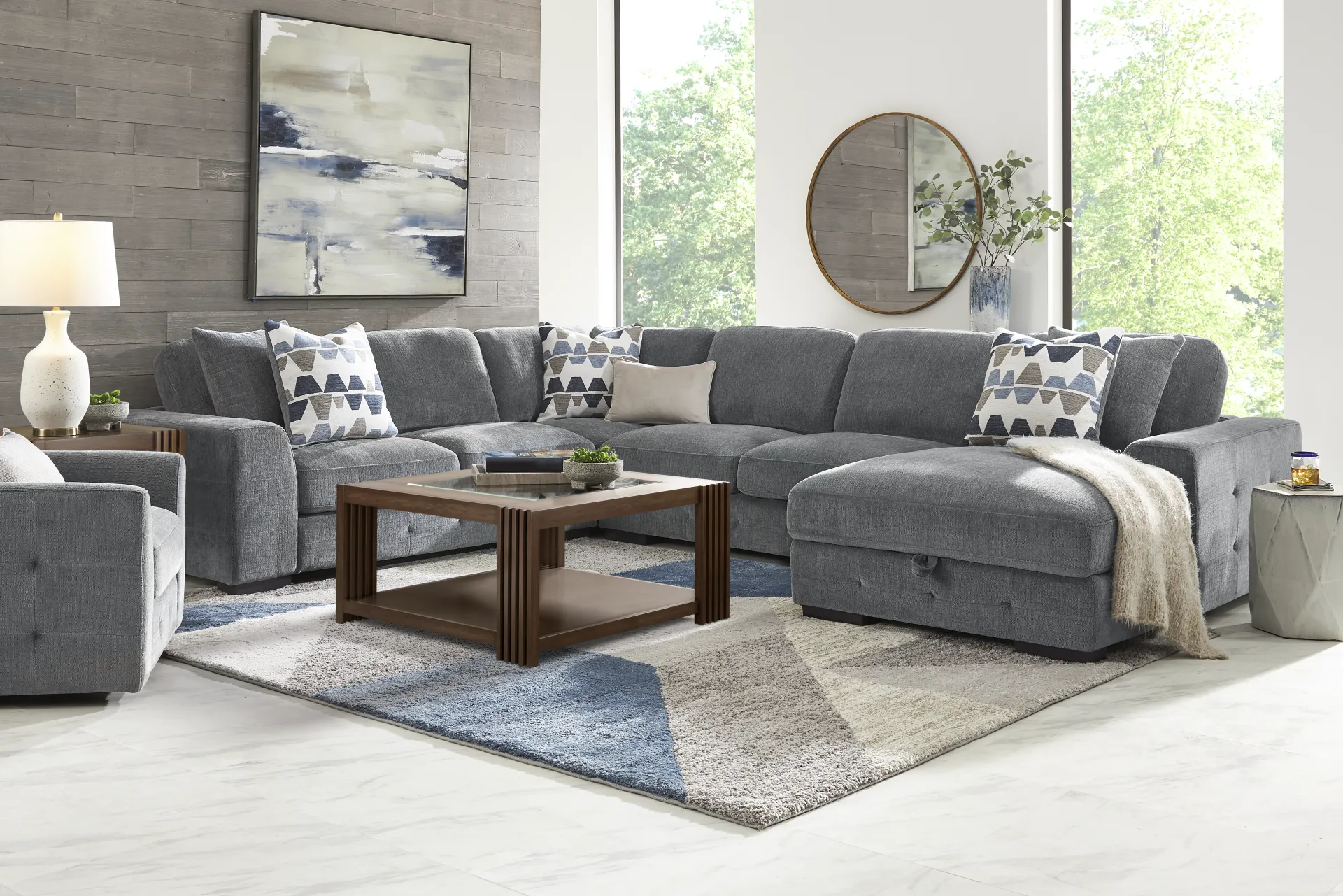 Marcola Ash 4 Pc Sleeper Sectional - Image 1