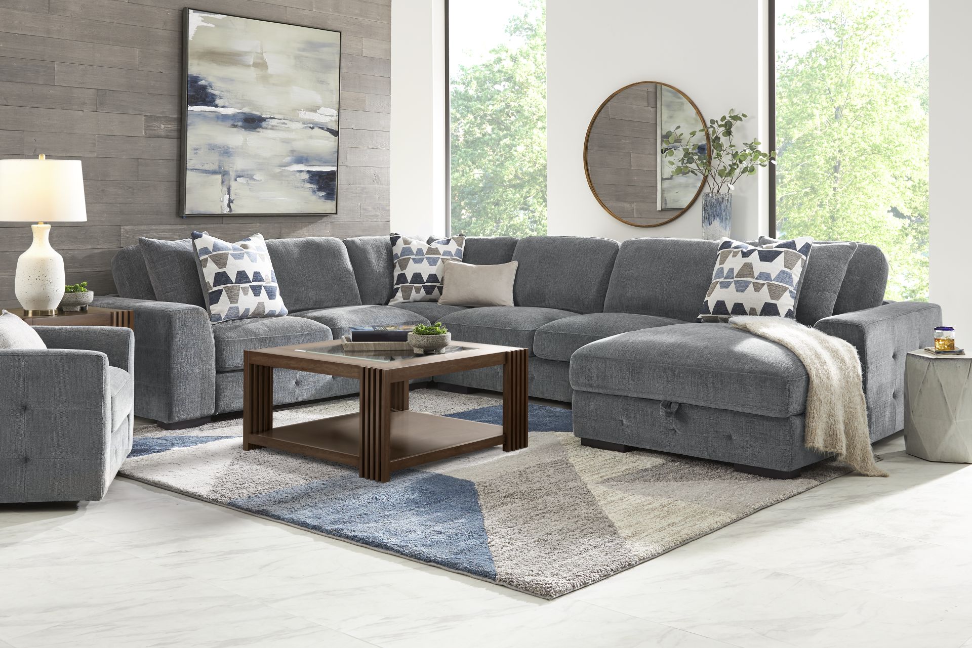 Marcola Ash 4 Pc Sleeper Sectional - Image 2