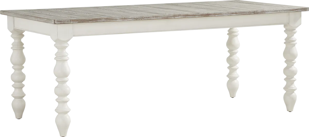 Lainey Cottage 5 Pc White Dining Room Set With Dining Table, Ladder ...