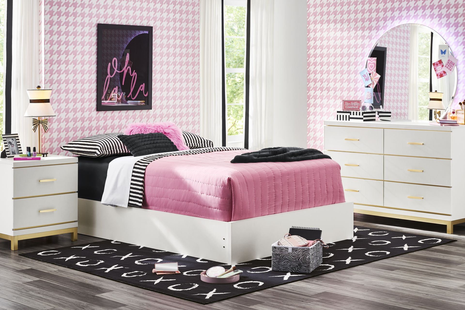 Kids Skye White Twin Platform Bed - Image 2