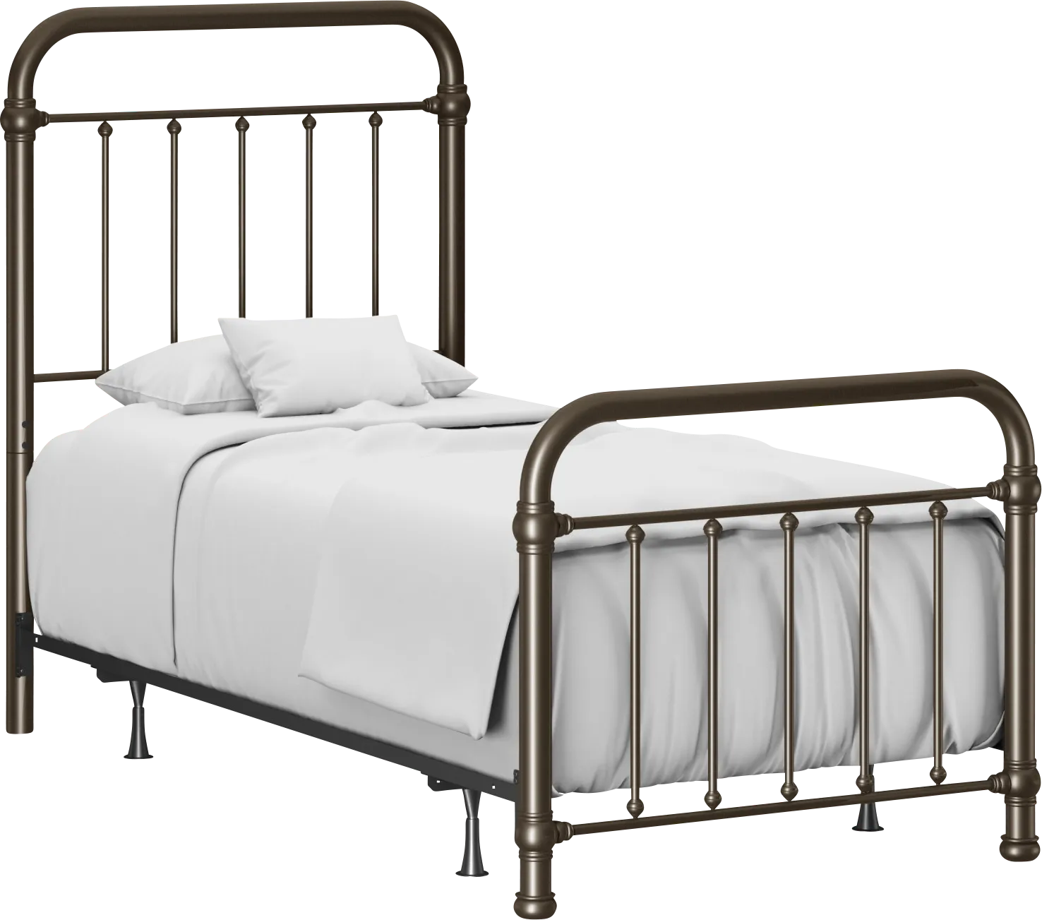 Aileene Bronze Twin Bed - Thumbnail - Image 1