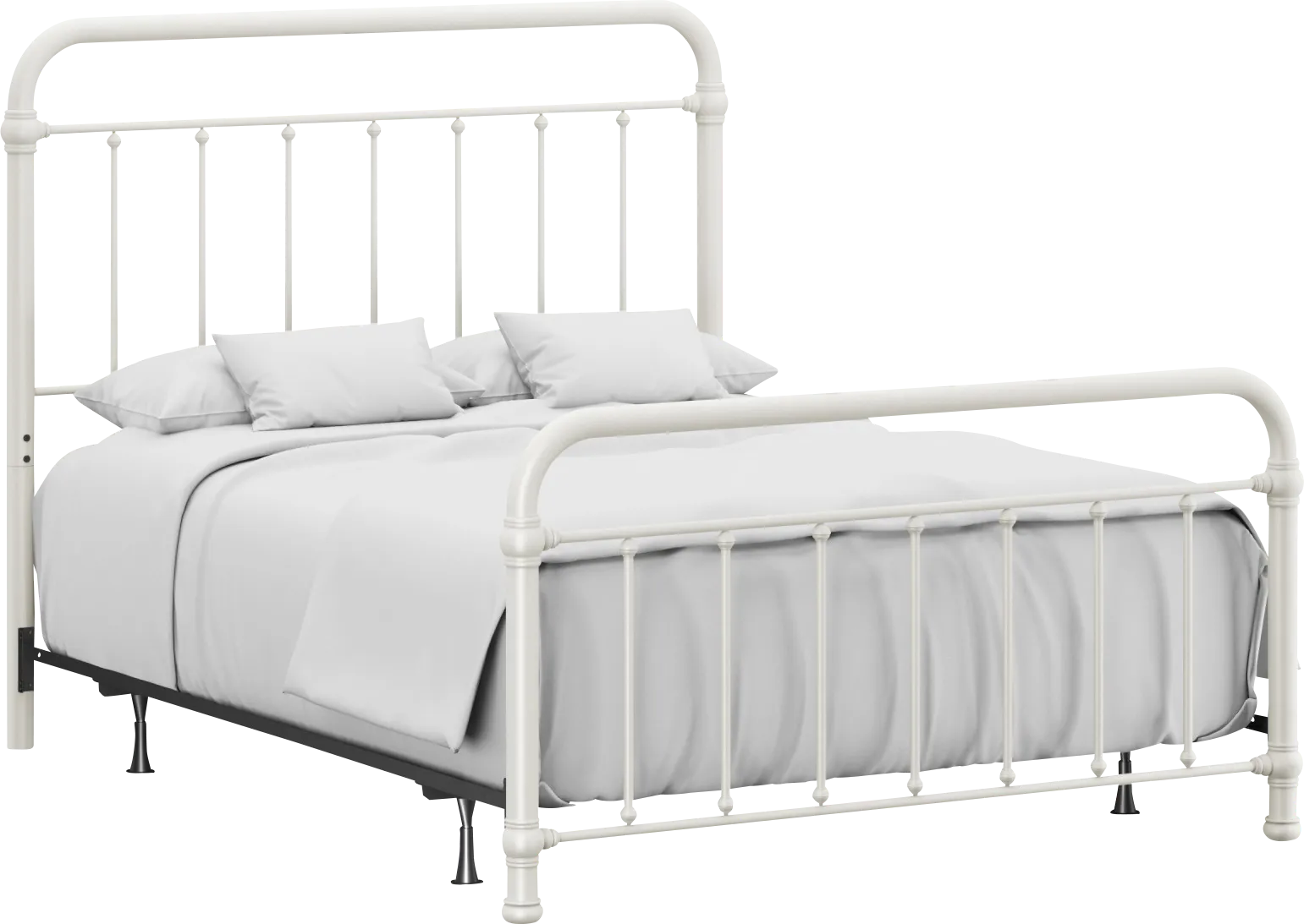 Leveni White Full Bed - Thumbnail - Image 1