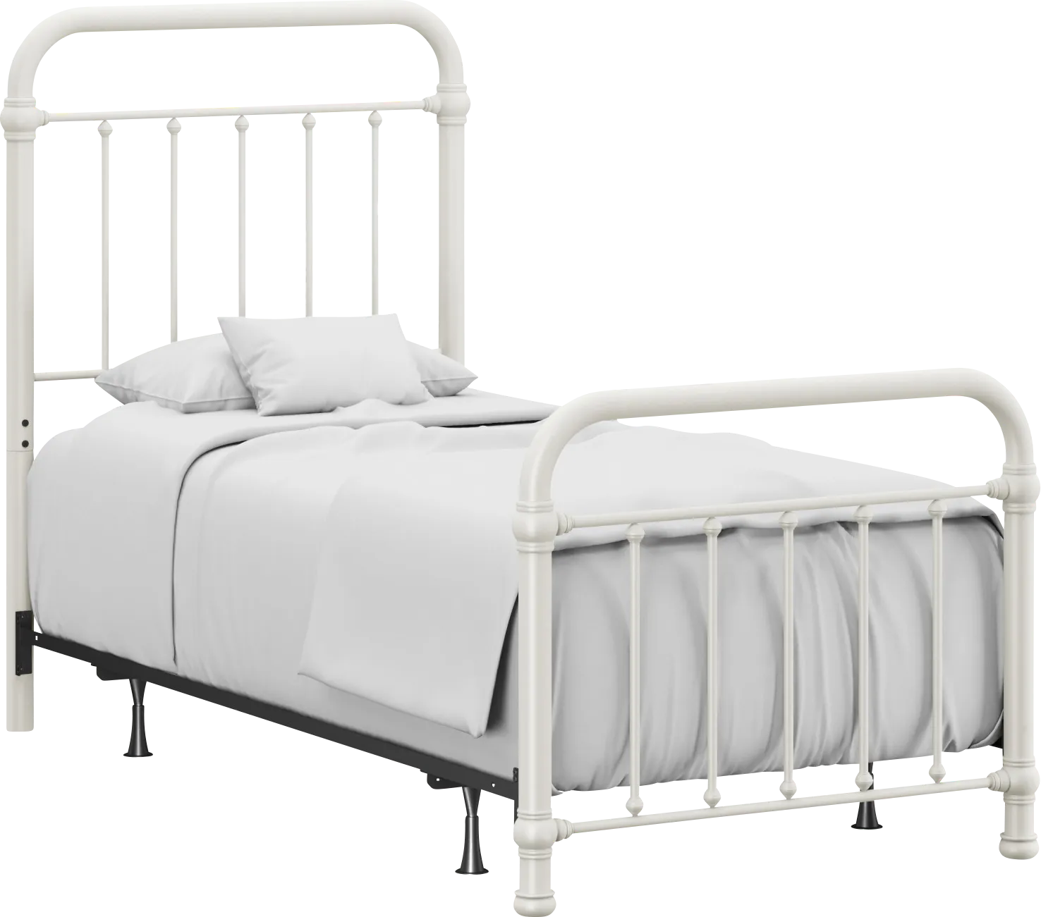 Leveni White Full Bed - Image 1