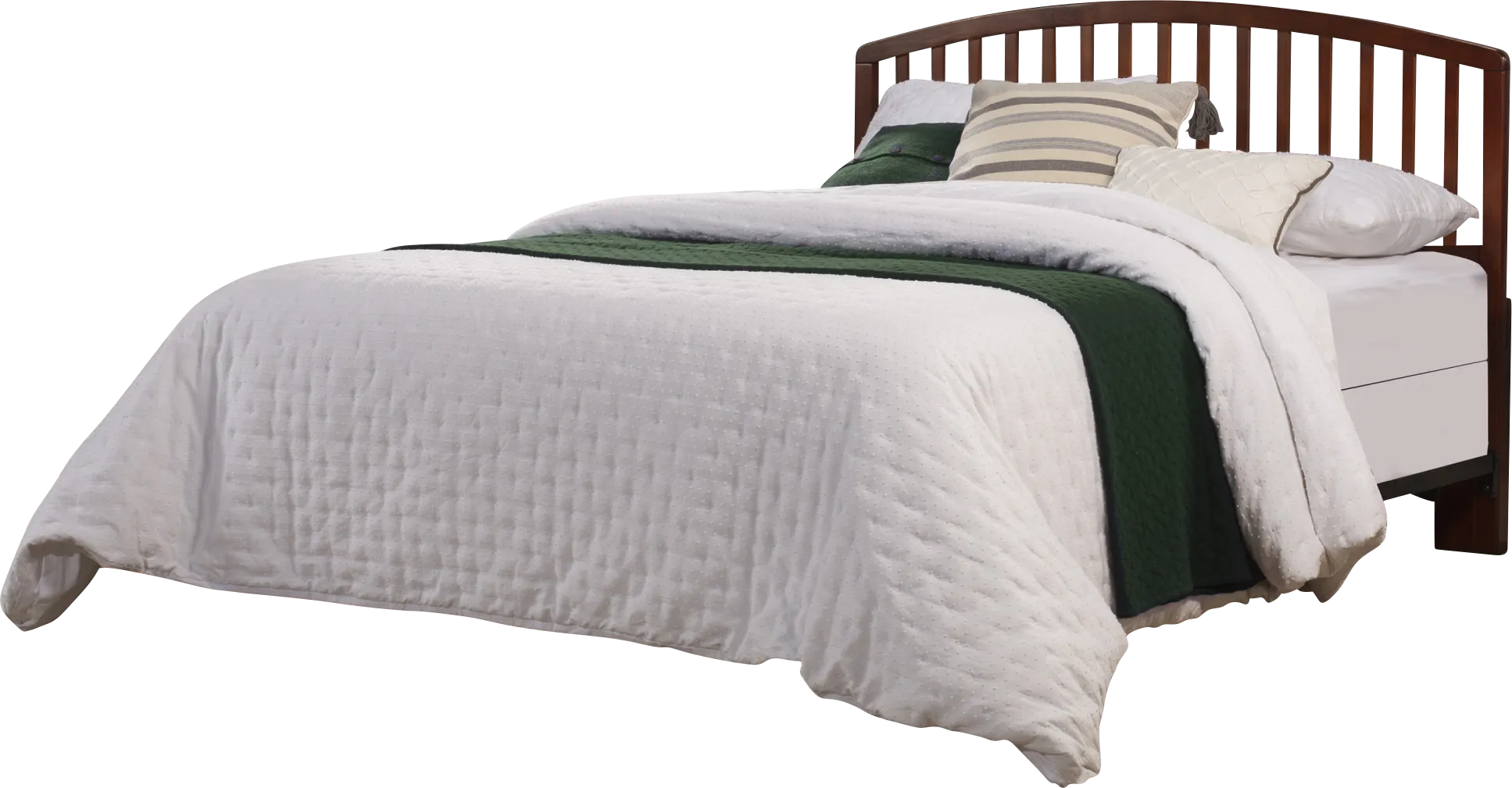 Daniva Brown Full/Queen Bed - Thumbnail - Image 1