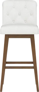 Geral White Counter Height Adjustable Stool